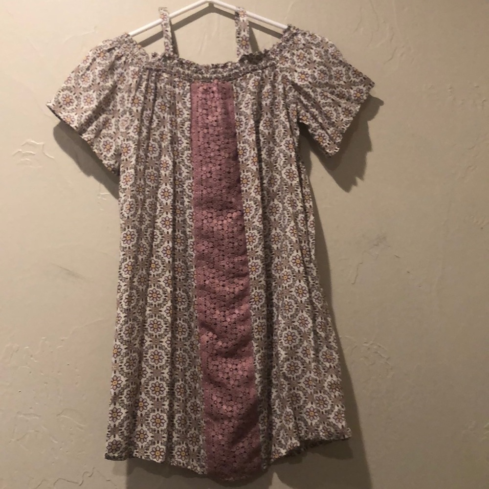 FLORAL OFF-THE-SHOULDER DRESS